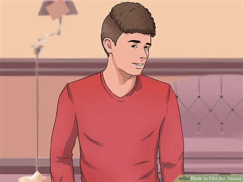 how to flirt for teens 14 steps with pictures wikihow