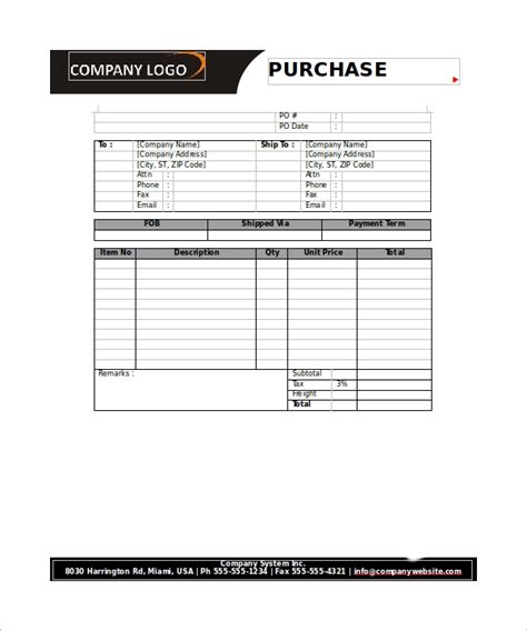 order form templates  word excel sample templates