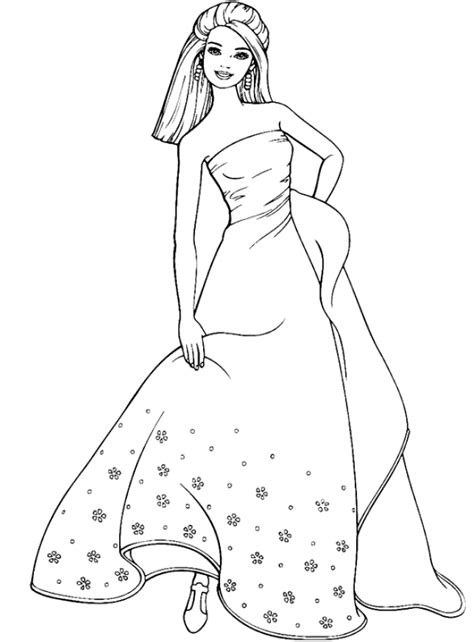 dresses coloring pages coloring home