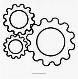 Cogs Badge Coloring Without Vector Background Kindpng sketch template