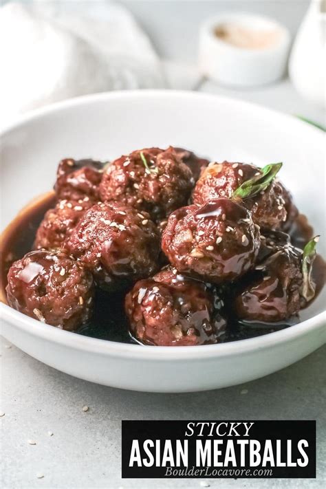 easy sticky asian meatballs recipe boulder locavore®