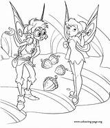 Coloring Tinkerbell Friends Pages Popular sketch template