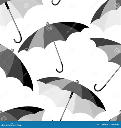 seamless umbrella pattern stock vector illustration  comfort