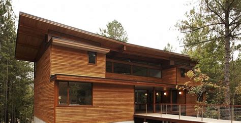 front exterior   wood modern home usual house modern house modern treehouse house styles