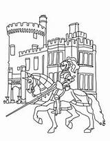 Coloring Pages Lego Castle Castles Knights Getdrawings Getcolorings Printable Color sketch template