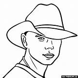 Coloring Bryan Luke Kenny Pages Chesney Music Thecolor Gif Online sketch template