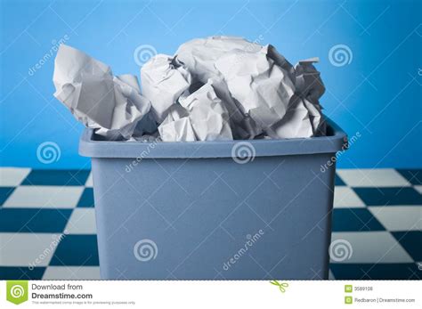 trash  filled  papers stock photo image  paper rubbish