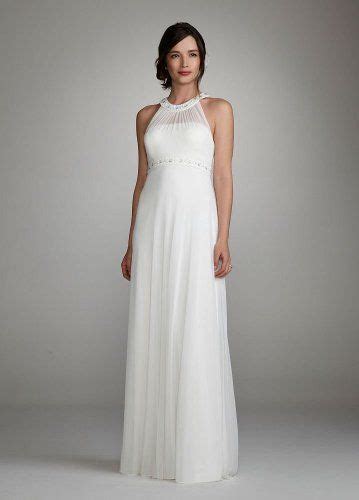 davids bridal wedding dress beaded halter dress  sequin  stone neckline style fo