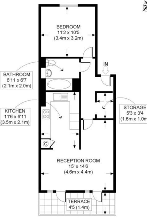 square foot apartment floor plan floor roma