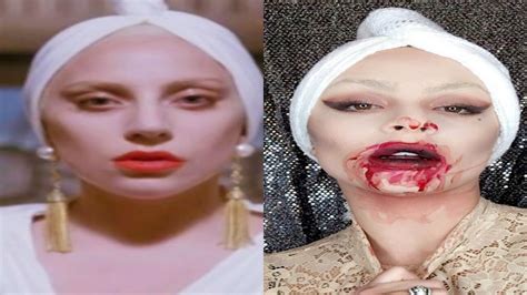 Lady Gaga Countess Ahs Halloween Makeup Youtube