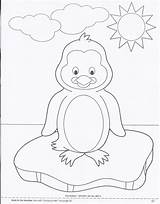 Penguin Coloring Sheet Positional Words Preschool Pages Should If Printable sketch template