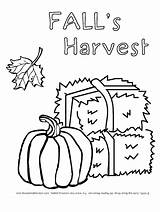Crayola Harvest sketch template