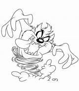 Taz Coloring Pages Drawing Printable Tupac Drawings Cartoons Getdrawings Devil Tasmanian Kb sketch template