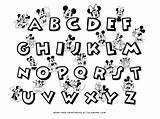 Mickey Mouse Abc Coloring Pages Printable Alphabet Minnie Color Printables Letter Tulamama sketch template