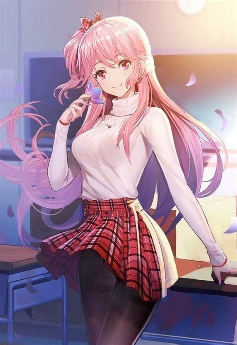Sexy Anime Girl With Pink Hair – Ibikini Cyou