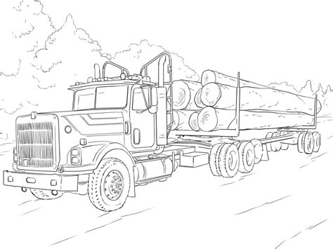 fascinating truck coloring pages  kids  activity truck