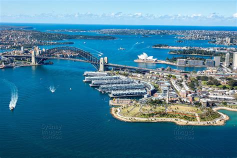aerial stock image sydney harbour