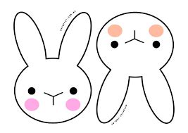 resultado de imagem  rabbit face template easter bunny crafts