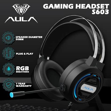 promo headset gaming aula  rgb breathing jakarta