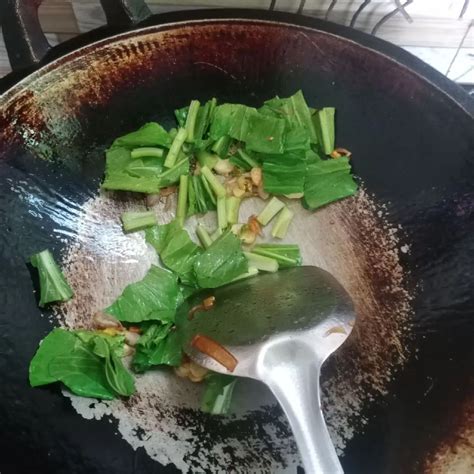 resep nasi goreng sawi hijau sederhana enak chef dapur mama hanum
