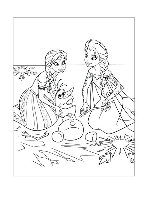 baby frozen coloring pages  getdrawings