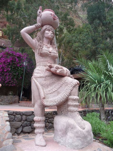 Guanche Woman Guayadeque Gran Canaria Canary Islands