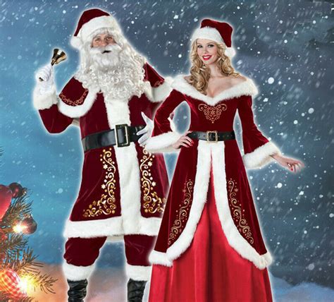 popular santa claus cosplay costume adult clothing fancy