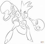 Scizor Coloring Pokemon Pages Lilly Gerbil Drawing Draw Colouring Color sketch template