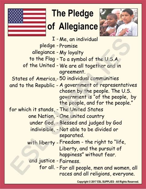 printable pledge  allegiance