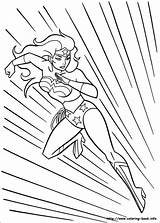 Wonder Coloring Woman Pages Logo Getcolorings Color sketch template