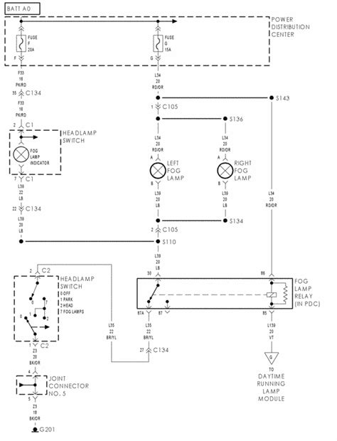 dodge ram fog light wiring diagram weavefer