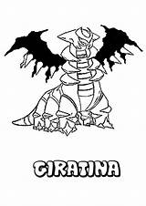 Giratina Coloring Pokemon Getcolorings Getdrawings Pages sketch template