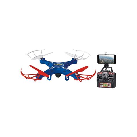 world tech toys striker  feed spy quadcopter drone blue durable drone quadcopter