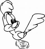 Fastest Bird Wecoloringpage Looney Tunes sketch template