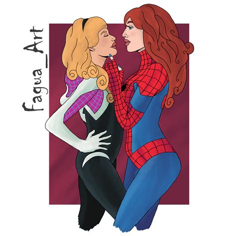 artstation gwen stacy and mary jane