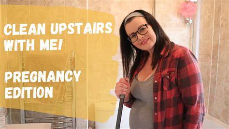 clean with me a pregnant mums upstairs clean kate berry youtube