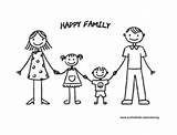 Coloring Family Happy Pages Father Cartoon Outline Printables Games Vector Surfnetkids Fathers Vectorstock sketch template