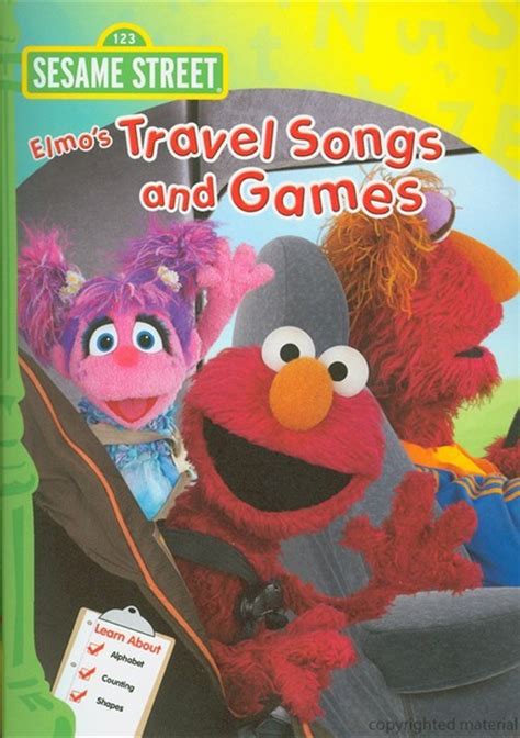 Sesame Street Elmo S Travel Songs And Games Dvd 2011