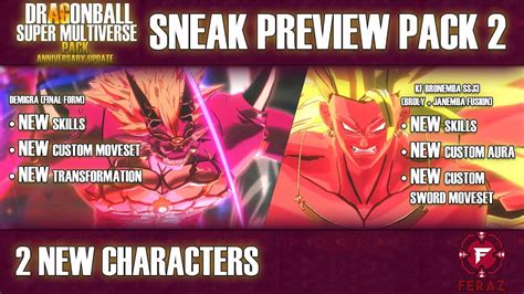 Dragon Ball Xenoverse 2 Super Multiverse Dlc Pack Sneak Preview