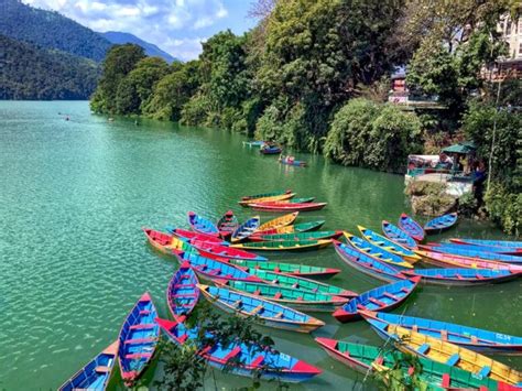 lake phewa in pokhara nepal hoe in the donut cultural travel