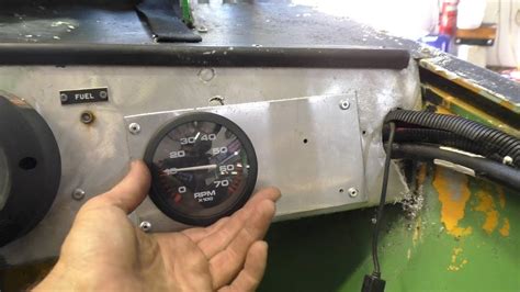 installing  calibrating  outboard tachometer youtube
