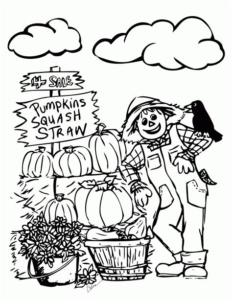 fall coloring pages printable coloring home