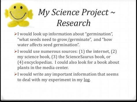 write  background research paper  science fair background
