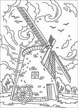 Moulin Adulte Colorier sketch template