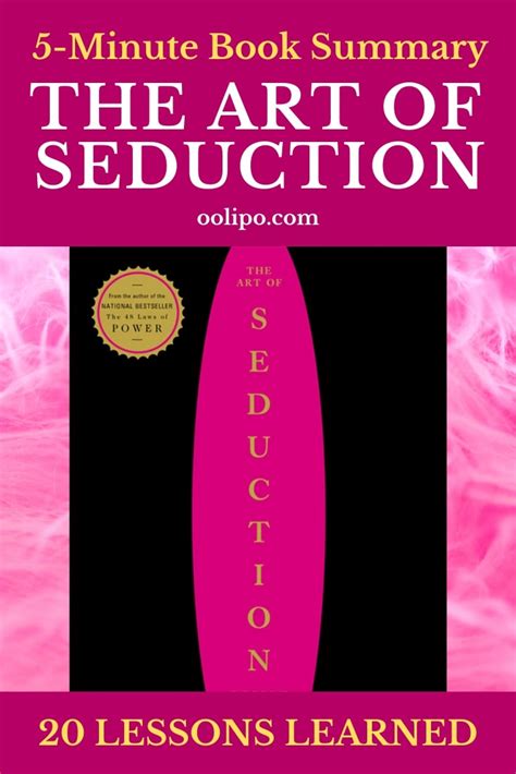 The Art Of Seduction Summary 5 Minutes 20 Quick Takeaways And Pdf
