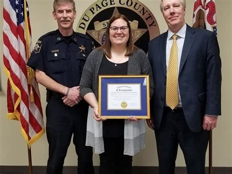 Dupage Countys Sex Offender Registry Coordinator Honored Wheaton Il