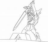 Master Sword Coloring 47kb sketch template