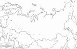 Russia Blank Maps Cities Map Outline Russie Carte Main Europa Boundaries sketch template