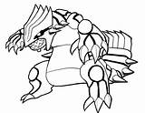 Groudon Coloring Pages Pokemon Popular sketch template