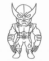 Wolverine Coloriages Gratuitement sketch template